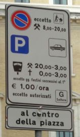 Strisce blu a Napoli